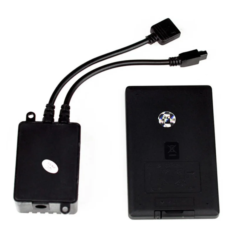 ИК-пульт дистанционного управления для музыки, 20 клавиш, черный звуковой датчик, модуль дистанционного управления для RGB светодиодной ленты