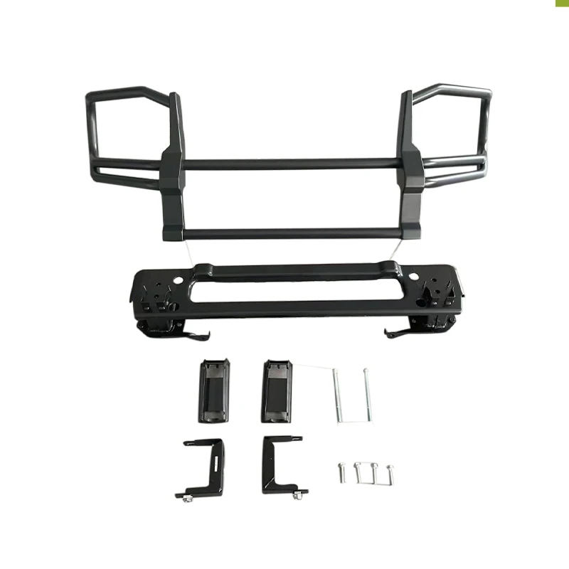 2029-2022 Year G Class W463A G63 Sports Style Bull Bar B Style Matt Black Front Bumper Guard Step Bar for W464Bull Bar
