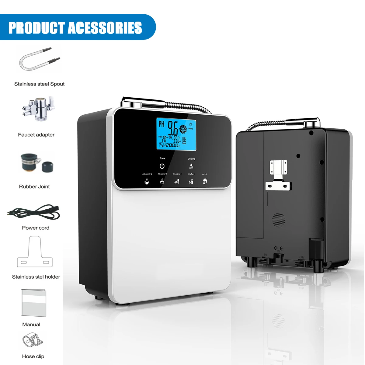 Ionized Water Purifier alkaline water ionizer AL808B kangen water machine