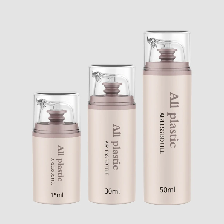 Экологически чистая, полностью пластиковая, полипропиленовая, Вакуумная бутылка-диспенсер для бутылок с насосом и пружиной из ТПЭ