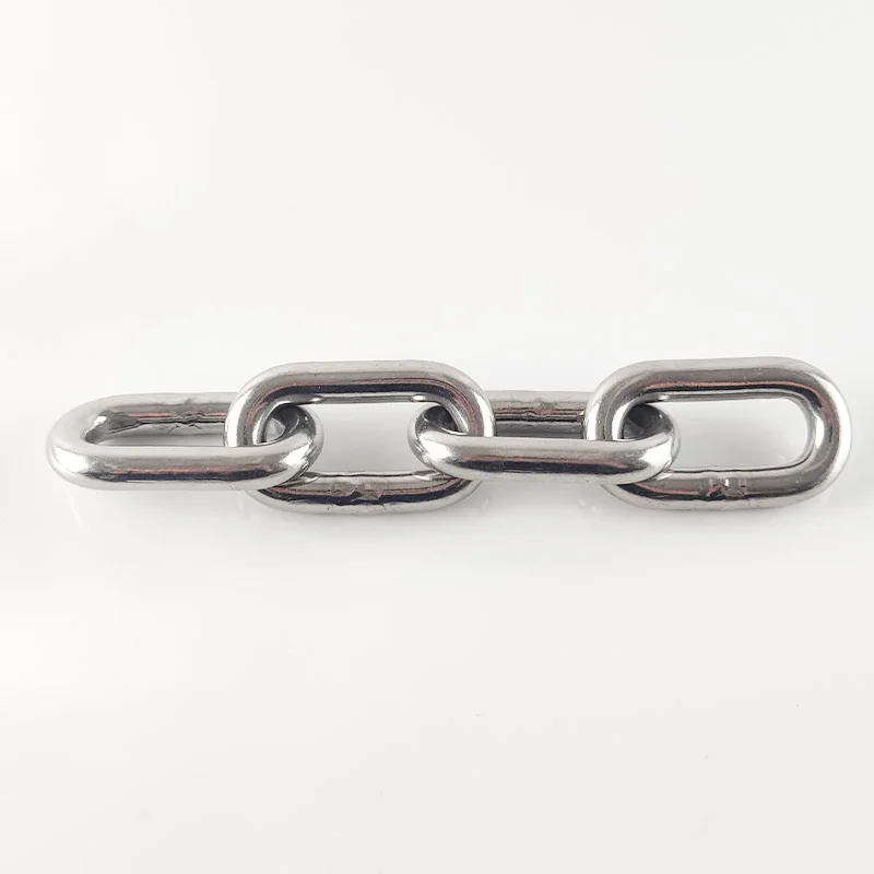 High Polished Stainless Steel DIN 766 Short Link Chain