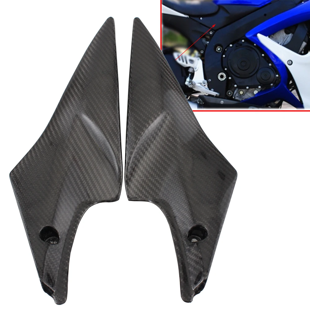 Carbon Fiber Tank Side Cover Panel Fairing for Suzuki GSXR600 GSX-R600 GSXR 600 GSX-R750 GSXR750 GSXR 750 K6 2006 2007 06 07