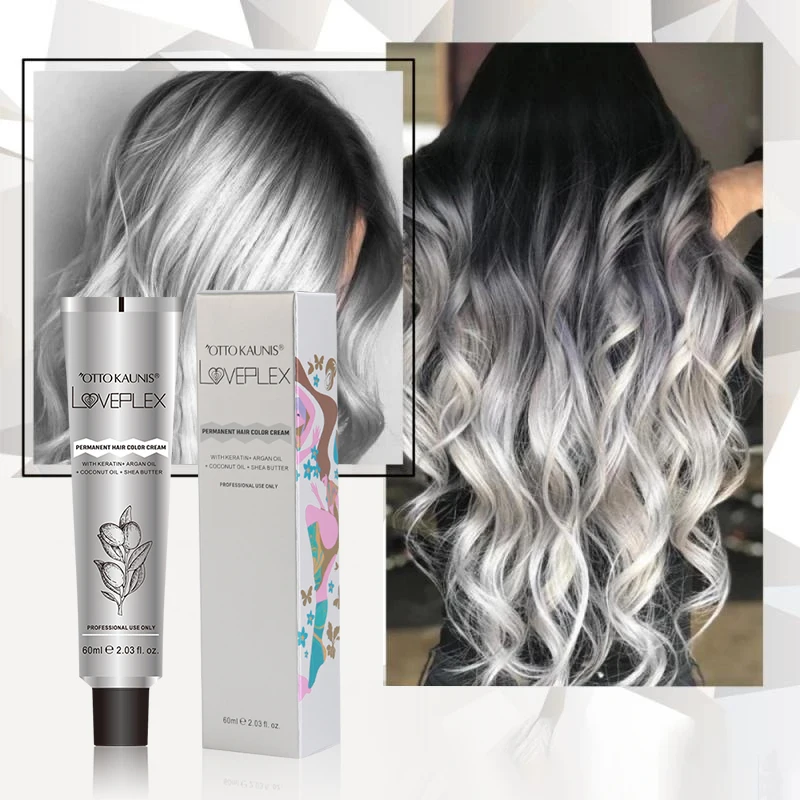 Professional Use Hair Dye Semi Permanent Low Ammonia Hair Color Cream for Salon Use  Color Wax For Women Temporary Hair Dye