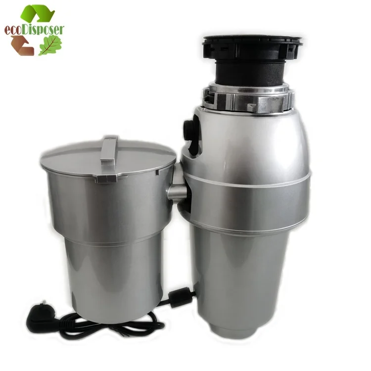 1/2HP food waste disposer with extend second filter household garbage disposal food waste composting machine