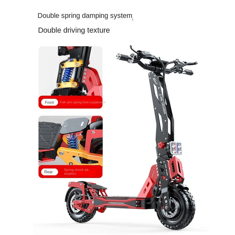 XULUP Q27 Electric Scooter 48v 500W 1000W EU USA Stock 100Km Long Range 1000W powerful Dual Drive Electric scooters Folding