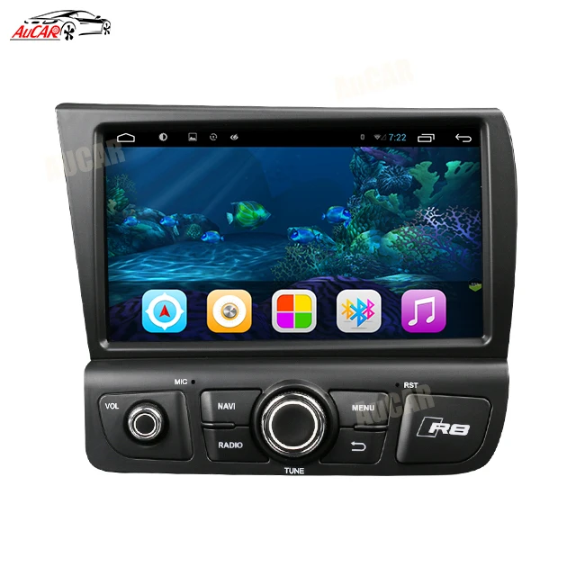 Car Radio Multimedia Player Android GPS Navigation Radio Autoradio Audio Car StereoTouch Screen System For Audi R8 Car Video
