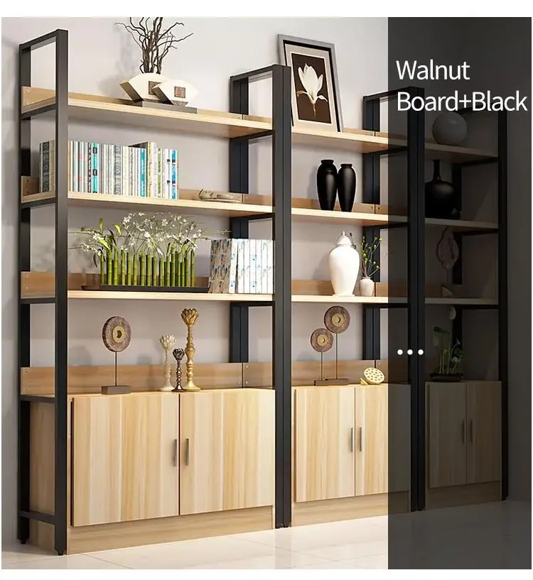 High Quality Library Book Shelves Bookstore Furniture Wooden Used Library Bookcases Wood Bookshelf Library