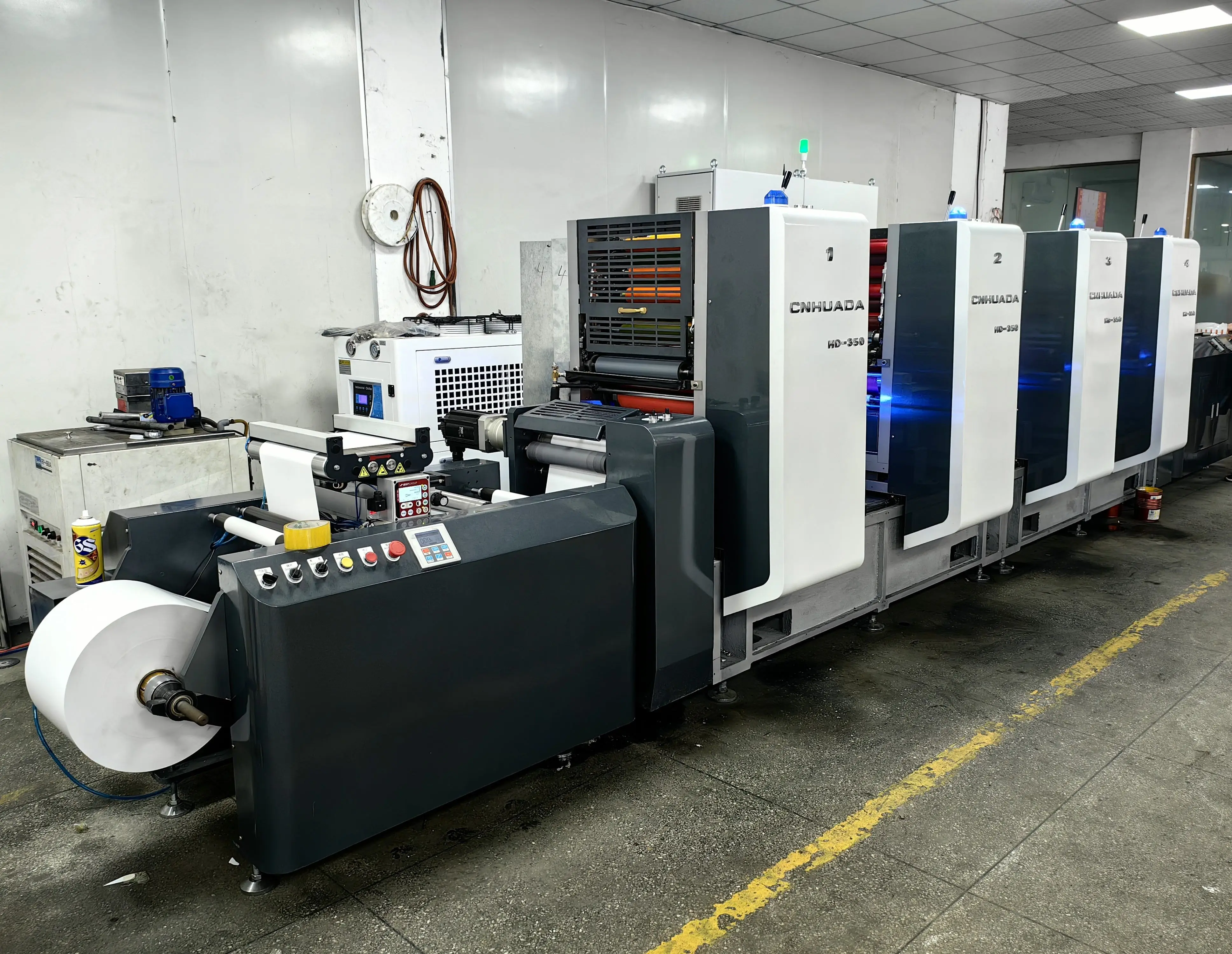 Intermittent Rotary Printing Label Machine Tin Cans Label Printing Machine Wine Label Printing Machine Paper thickness 0.04-0.4