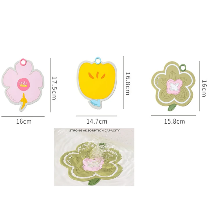 Kitchen Bathroom Shower Drain Cover Strainer Silicone Hair Stopper Sink Strainer For Hair Catcher Sewer Smell Removal Seal Cover