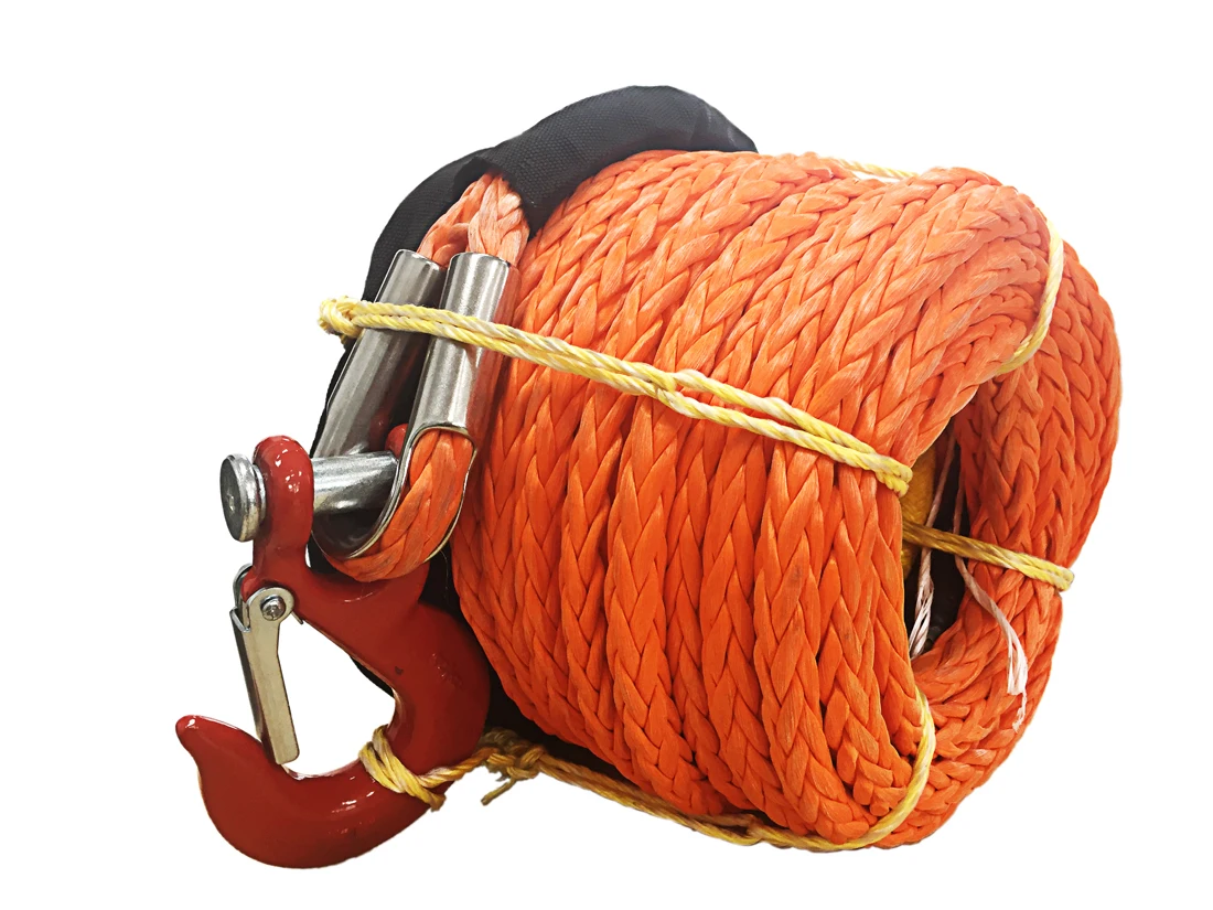 FBR 9.5mm x 30m Ultra High Strength Synthetic Winch Rope for Vehicle Rescuing UHMWPE ROPE