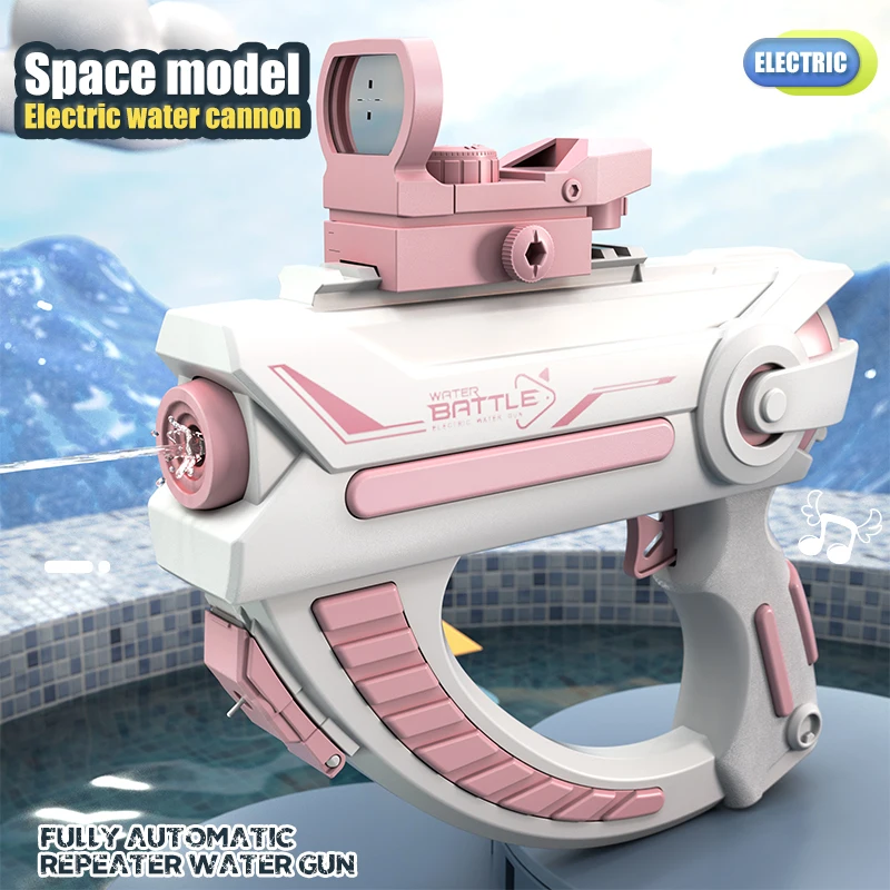 Automatic Electric Water Gun Squirt High Capacity For Adults And Kids In Summer Swimming Pool Party