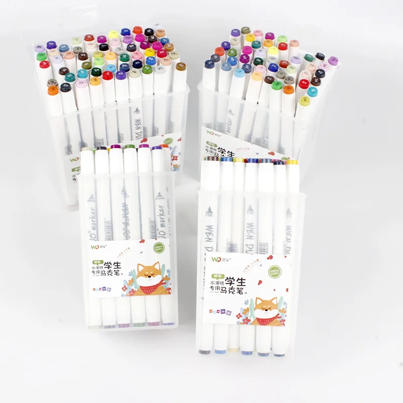 Custom Black Felt Tip Pen Fine Point (0.6mm) Dry Erase Ink Permanent Waterproof Marker Pen