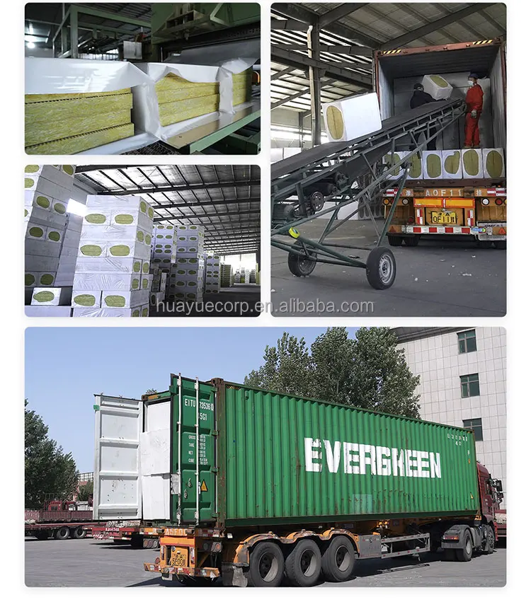 100kg M3 density fiber rock wool retardant mineral wool for boiler, ceiling, soundproofing