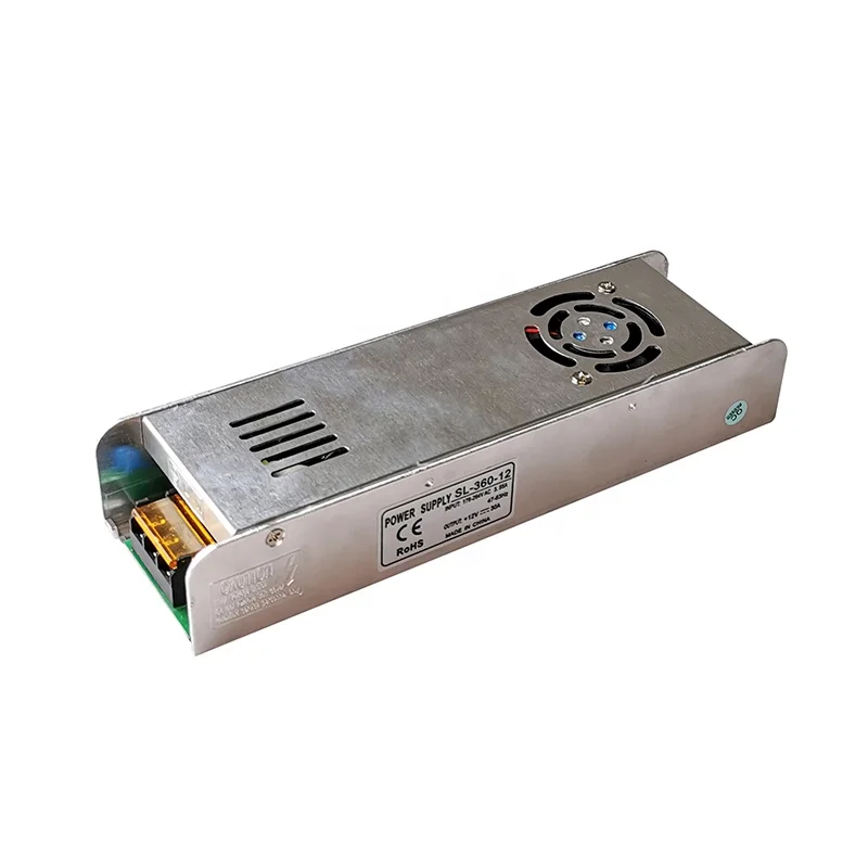 AC DC Power Supply 12V 30A Switching Mode Camera Power Supply 24V LED Adapter For CCTV LED Strip Industrial LCD