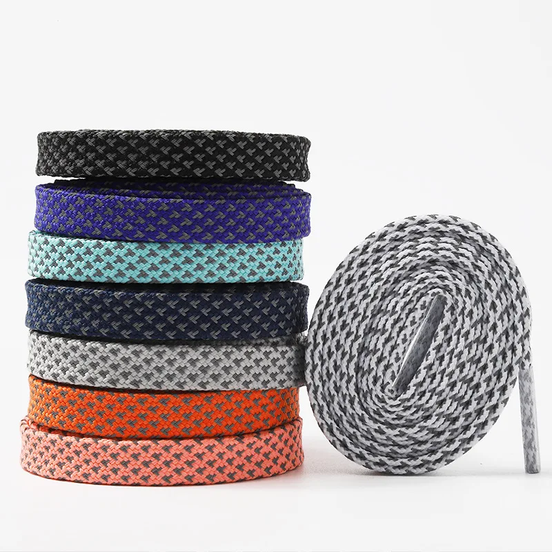 Whoelace bulk custom waxed hockey skate shoe laces print flat shoelace shoelaces custom