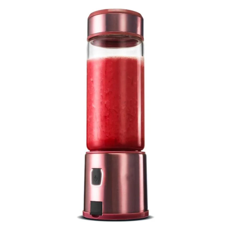 Rechargeable Portable Home Juice Cup Ice Crushing Stainless Steel Stand Mini Mixer Household Juicer Smoothie Maker Blender