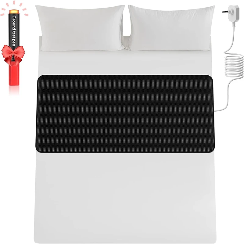 Grounding Mat for Bed Breathable Grounding Pad for Sleeping Plus with Test Pen Earthing Mat Grounding
