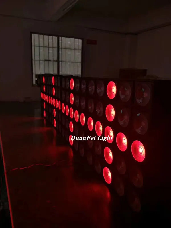 dj equipment stage cob led blinder light pixel dot lyre wash 25x30w rgb 3in1 led matrix light