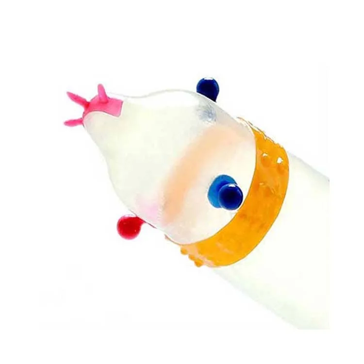 Cheap Spike Condoms For Man oem Brand Super Thin Real Touch Vagina Stimulation Natural Latex Male Condoms