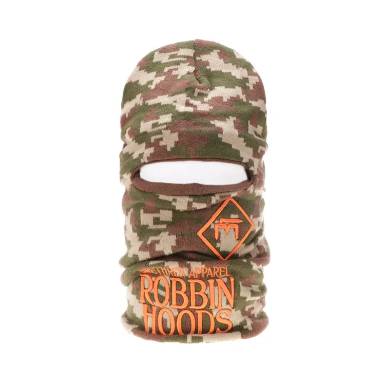 unisex men woman wool felt camo russian custom camouflage one hole mask ski mask beanie knit balaclaba