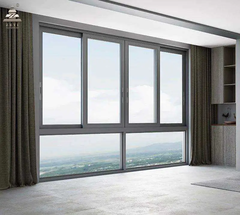 Best selling sliding window for balcony sliding window caster price jindal aluminium sliding window sections