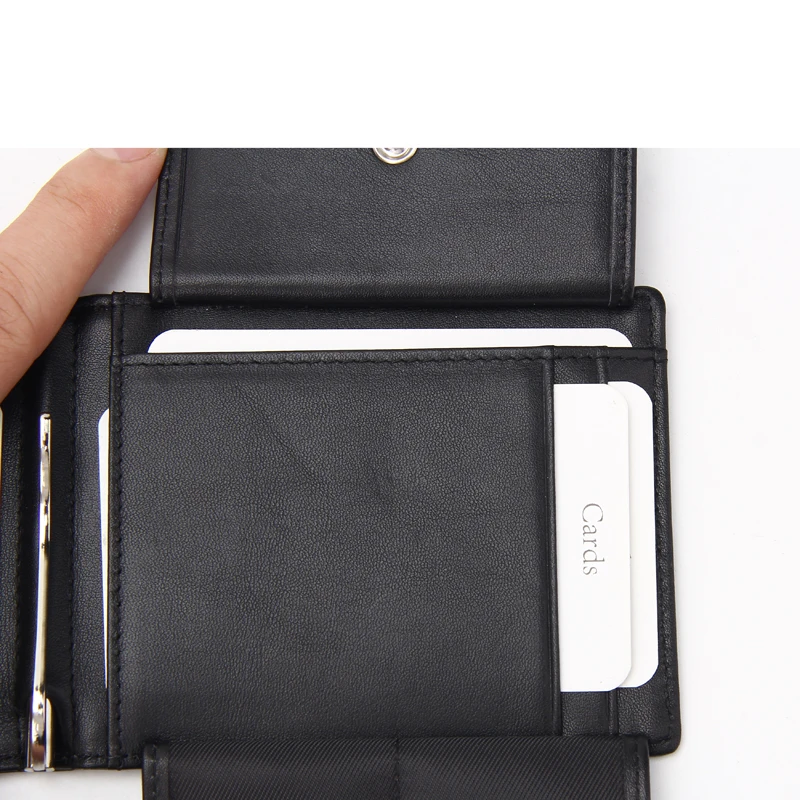 Мужской кошелек с RFID-защитой и отделением для монет