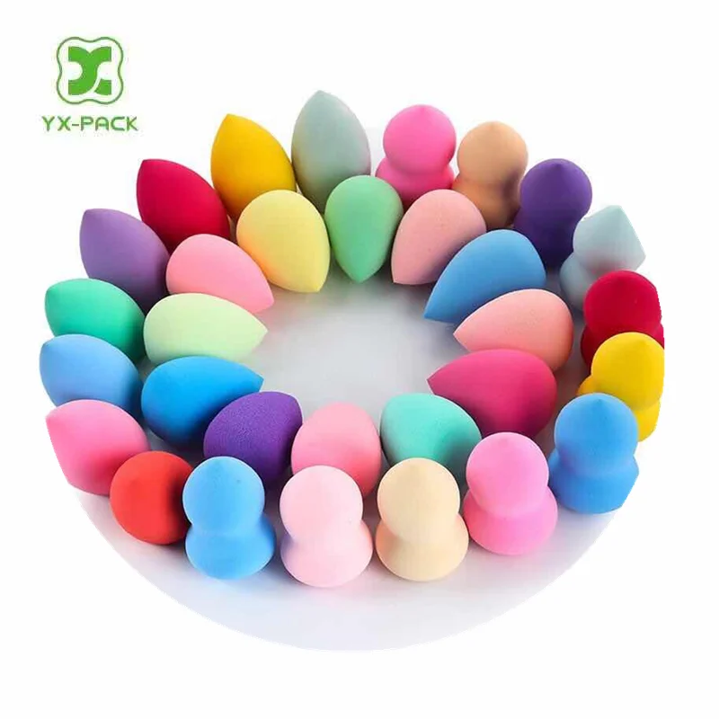 Beauty tools cosmetic teardrop latex free soft foundation puff blender make up sponge