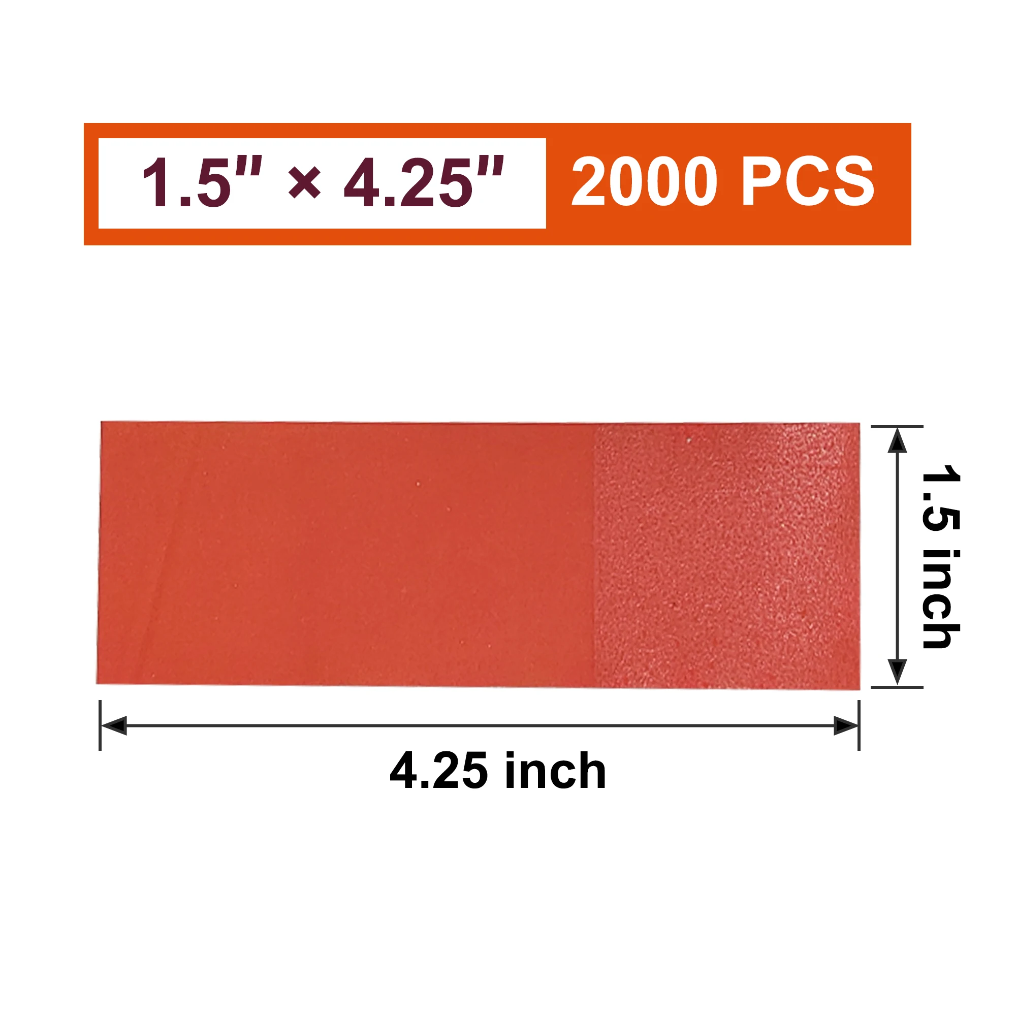 Red Colored Paper Napkin Band 2000 / Box