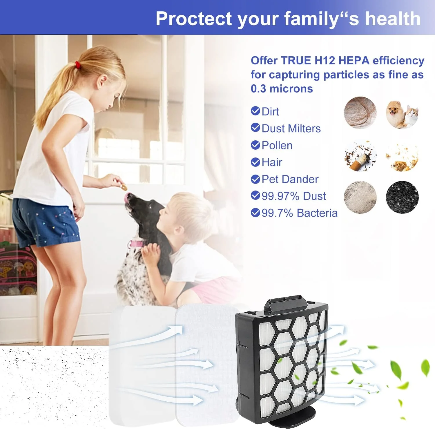 Shark Navigator Zero-M Self-Cleaning Upright Vacuum Cleaner Filter Replacement Dusting Brush Pet Pro ZU60/62/NV150/151/251/255