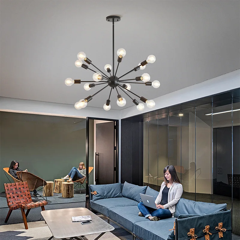 Factory Direct 10-lights metal sputnik chandelier led chandelier satellite chandelier