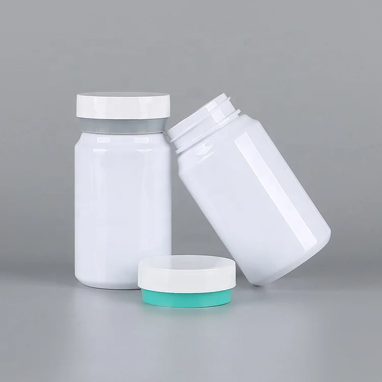 100ml PET plastic bottle sugar nutrition super food pharmacy medical pill bottle food grade medicine pill bottle with custom cap