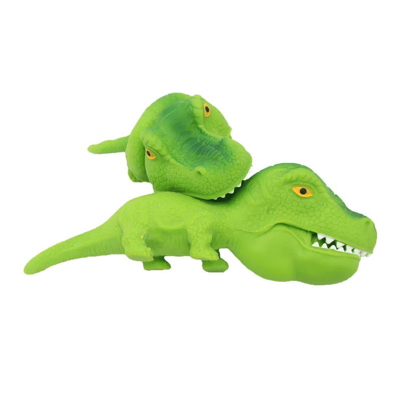 Stretchy Squeeze Dinosaur TPR Custom Novelty Magic Sand Maltose Filling Stress Relieve Anxiety Squishy Dino. Toys For Kids