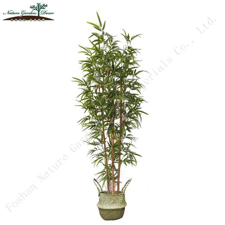 Newest Garden Tree With Pot Decoration Artificial Bamboo Plant