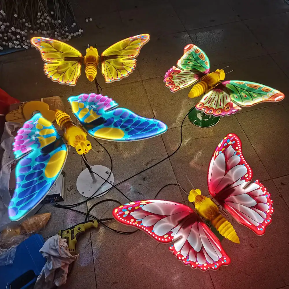Wholesale High Quality New Style Color Dynamic Led Butterfly Lights Product