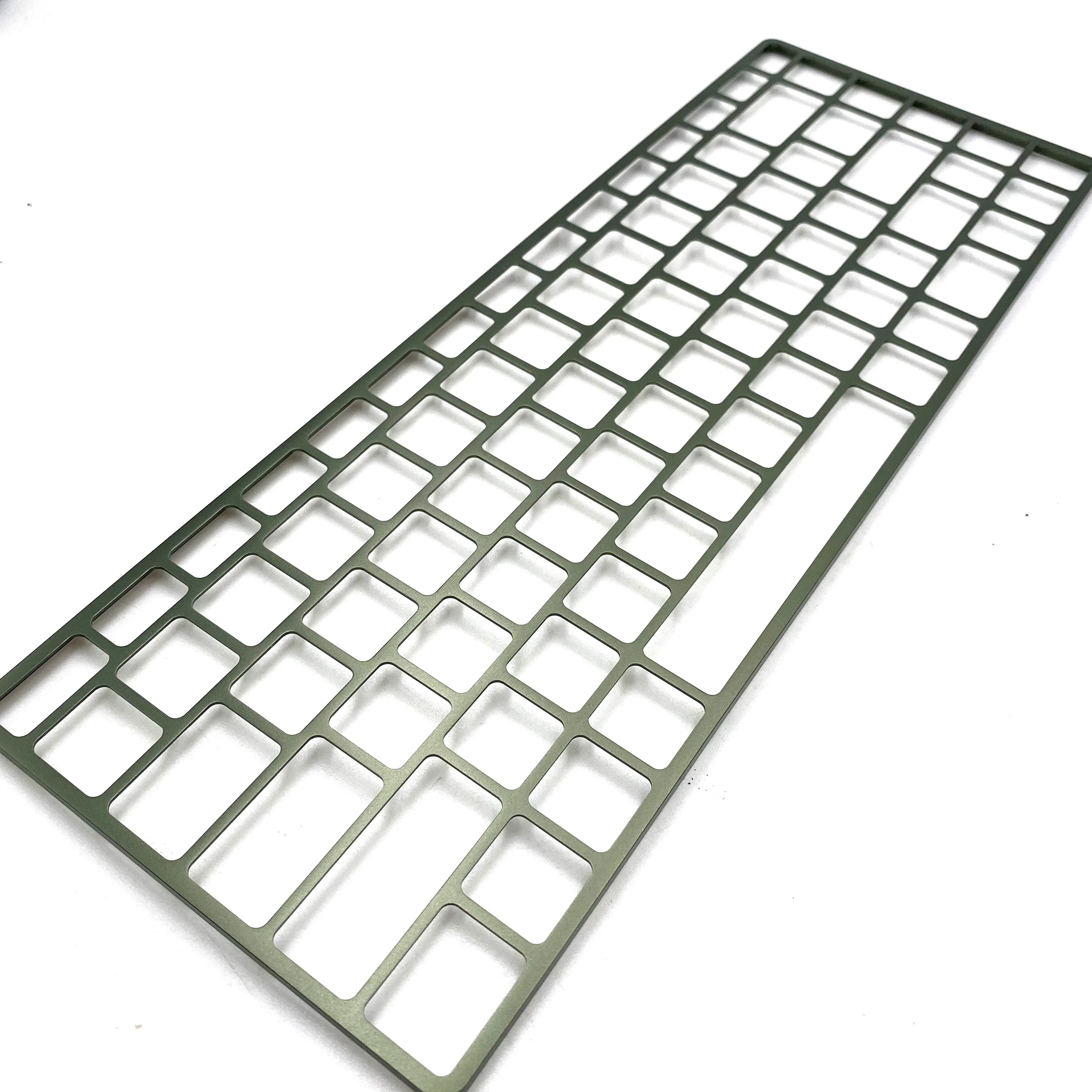 Cnc Milling Machining Anodizing Aluminum Cover Mechanical 68 96 1800 Gaming Keyboard 60% 65% Aluminium Case Parts Service