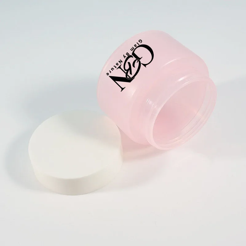 Round pp Plastic Pink 100g Face Cream Night Cream Day Cream jar supports custom LOGO