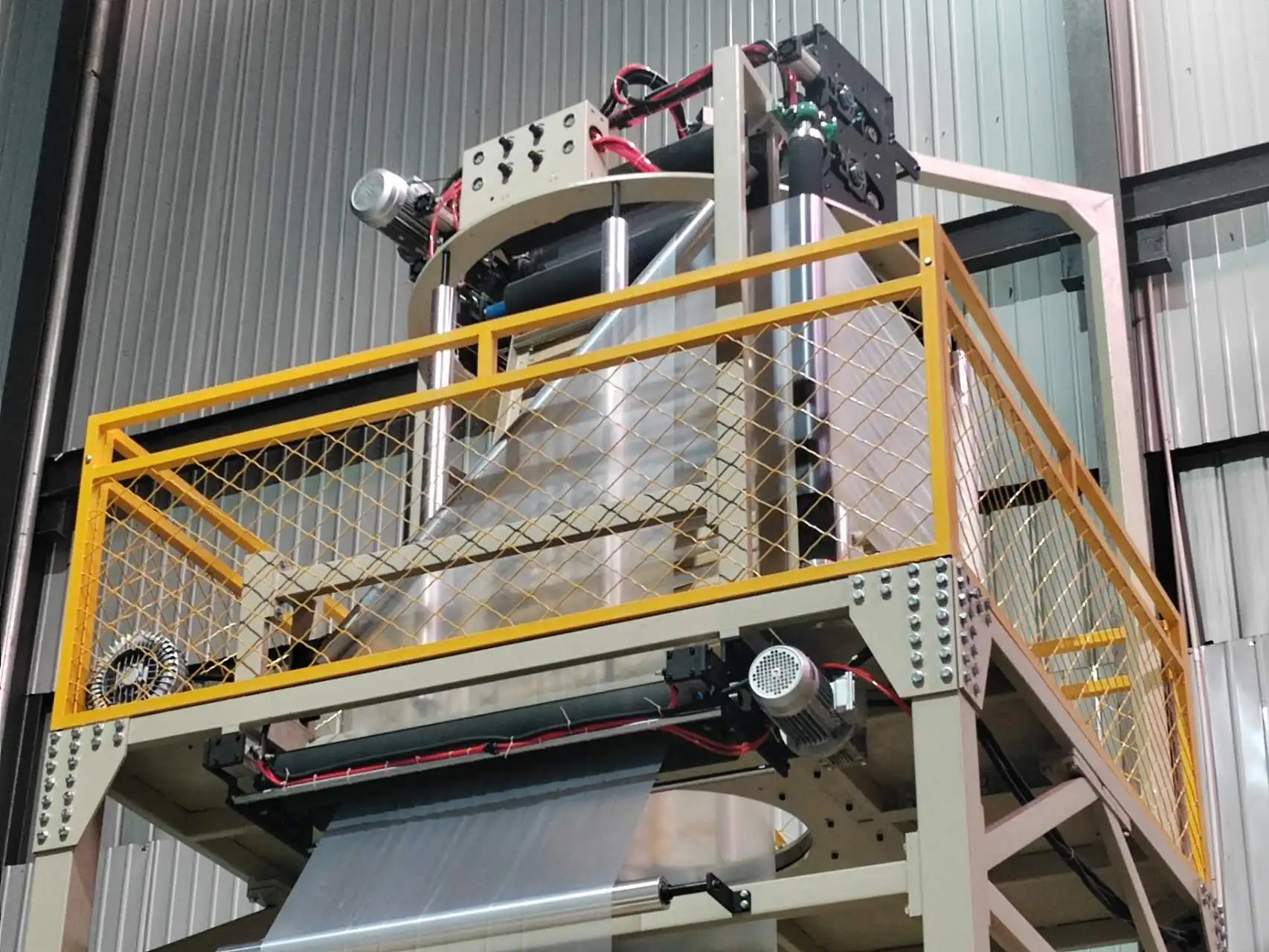 super supplier high efficiency high quality plastic pe film roll garbage bag making machine price