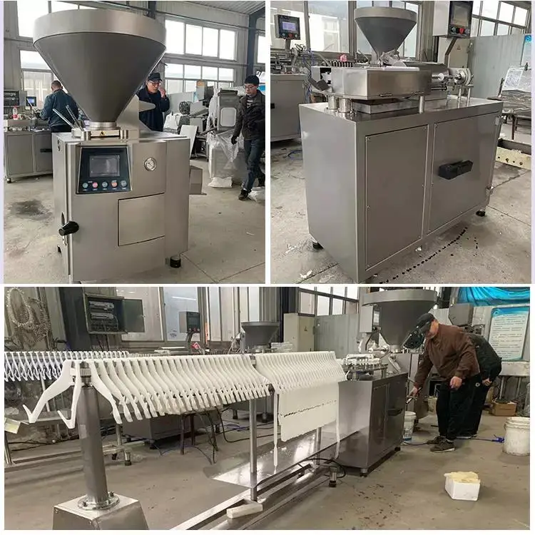 Full Vegetarian Filler Euro Line German Sausage Making Machine For Chicken