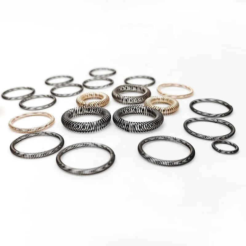 Custom Slant Coil spring Aisi 302 Professional Customized Spring Contact Canted Coil Spring