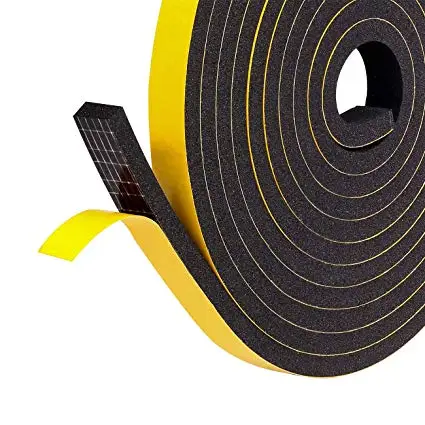 Customize self adhesive sponge rubber foam strip EPDM Silicon PU foam EVA sealing tape Sponge strips