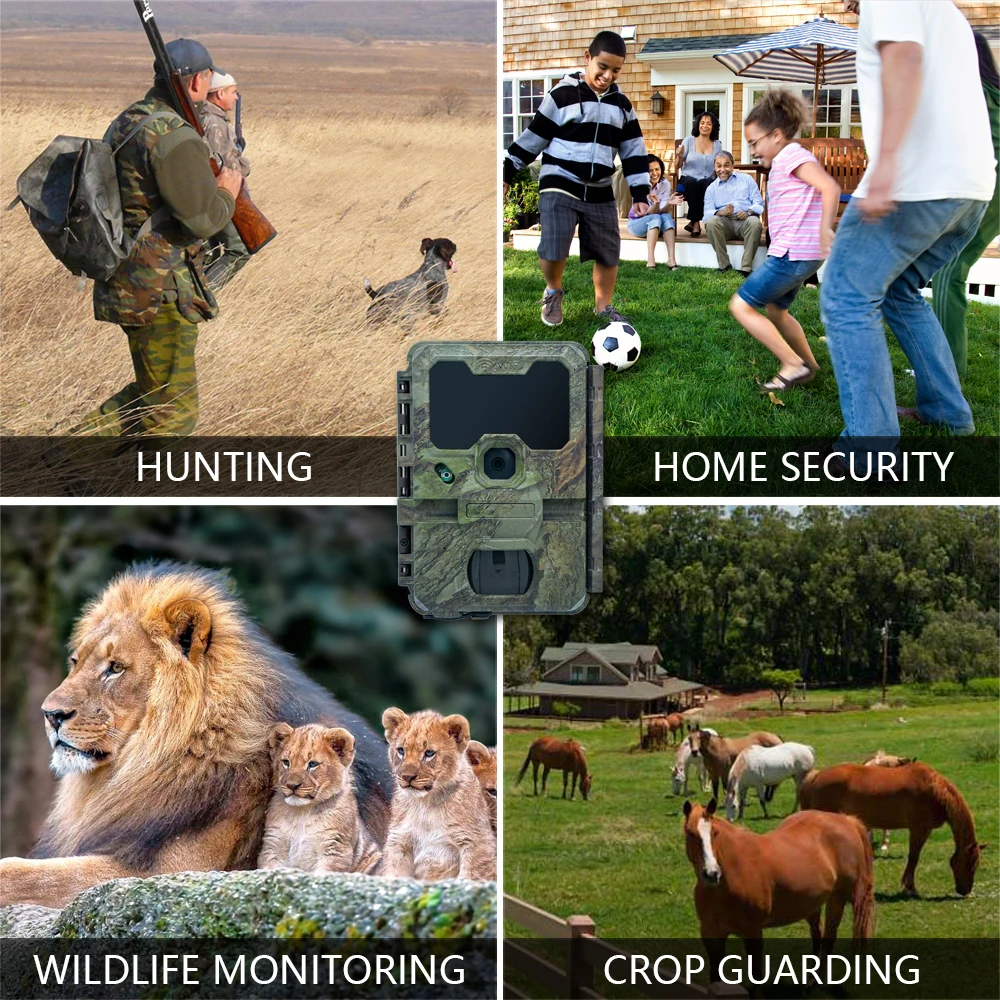 Keepguard 2024 new 4K WIFI trail camera for wildlife observation or security wireless transmit game cameras
