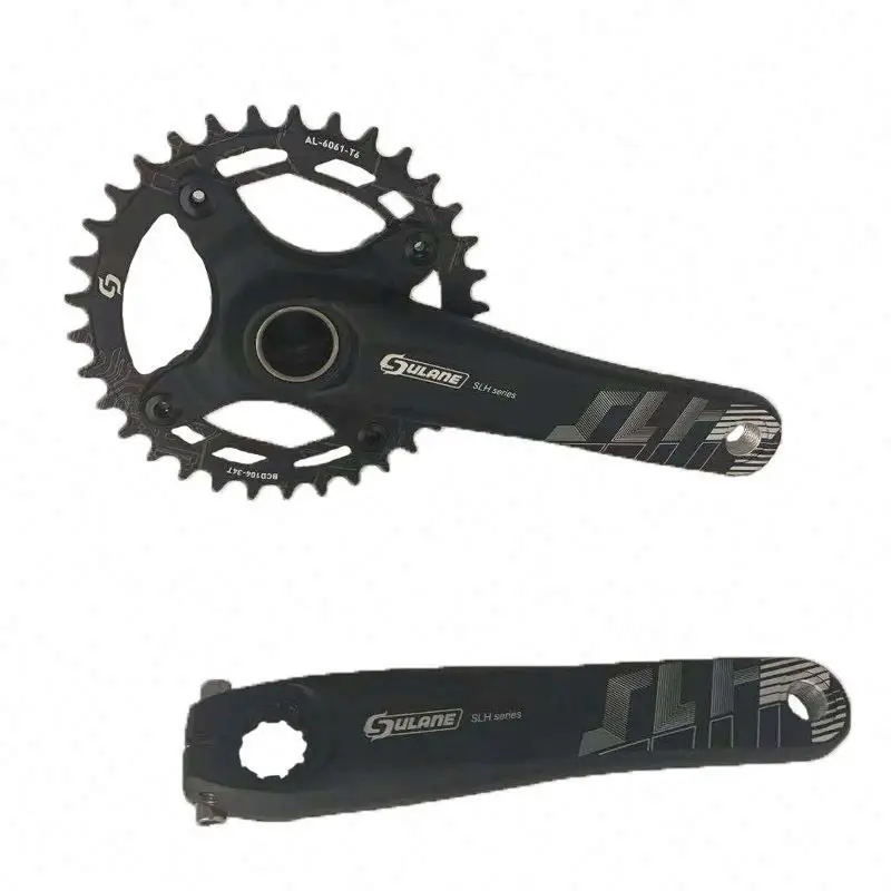 High Quality Bicycle Crankset with Alloy Fixed Gear Bike Parts Crank Ultra-thin and Lightweight Chain Wheel CN;TIA FYC-01 170mm
