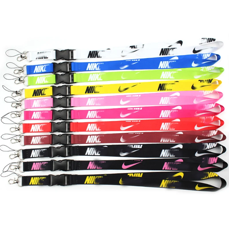 Wholesale sport brand lanyard id badge holder key chain lanyards with custom logo