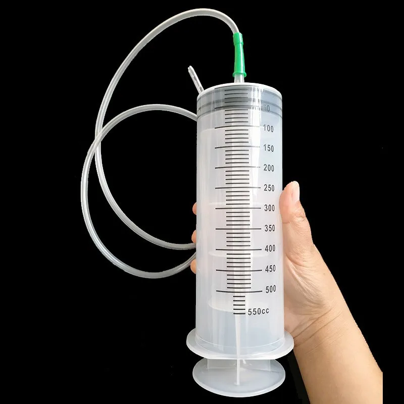 20ml 60ml 100ml 150ml 200ml 250ml 300ml 350ml 500ml 550ml Plastic Syringe Injector animal PET Feeder tube without needle