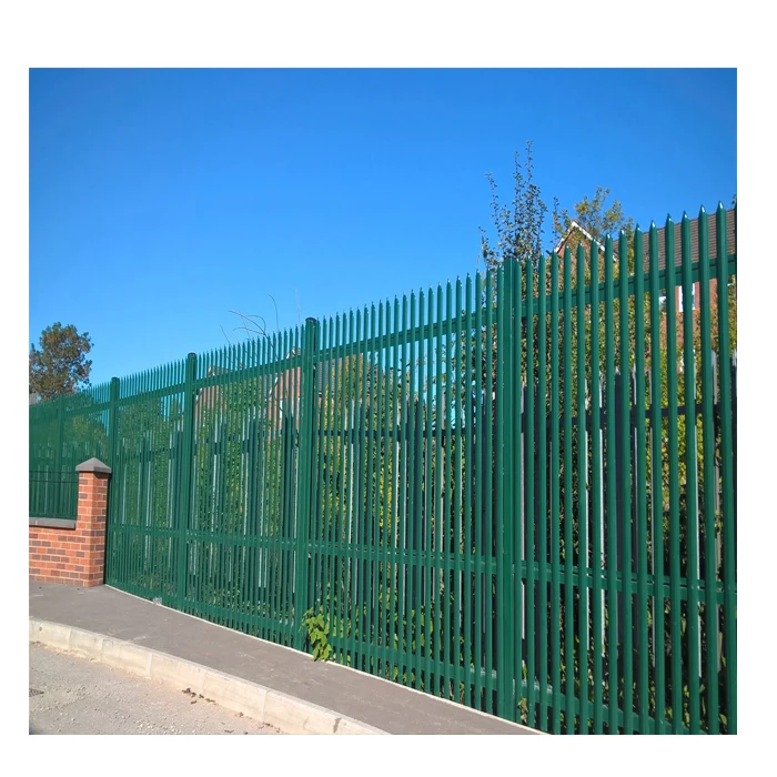 Горячеоцинкованная стальная ограда palisade/безопасная панель из ПВХ 2 4 м palisade