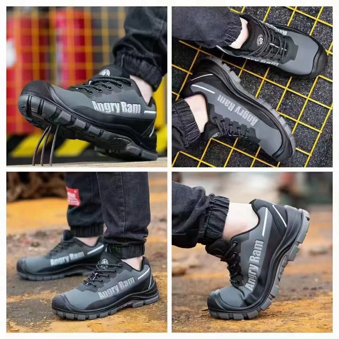 Good quality footwear functional safety boots CE shoes EU-TYPE hiking shoes S3 SRC zapatos de seguridad steel toe Safety Shoes