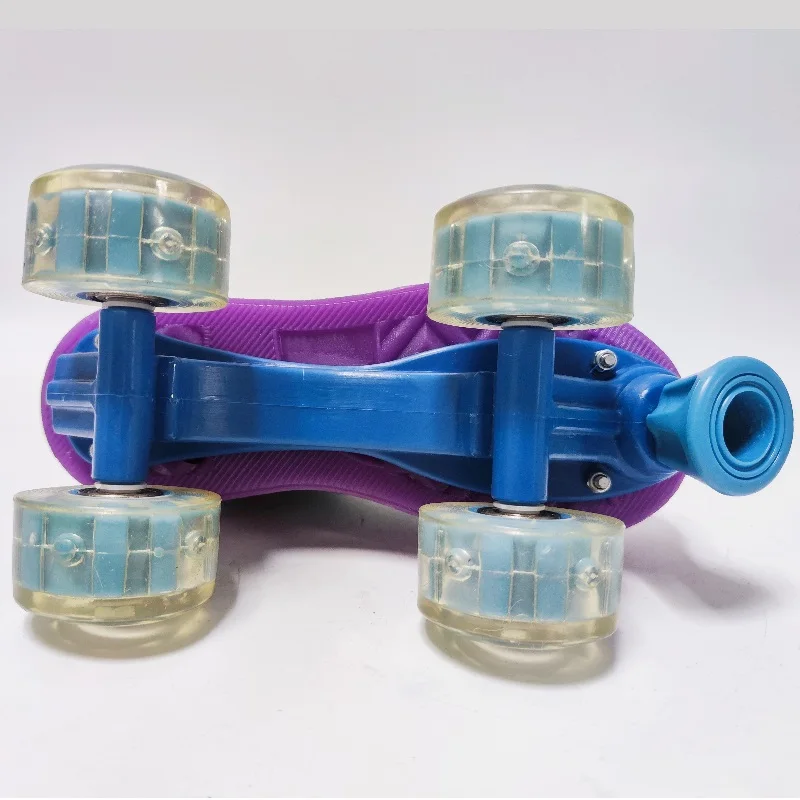 Children Double Row Outdoor Kids Sketing Shoe Simple Four Wheel Roller Skates Walking Shoes