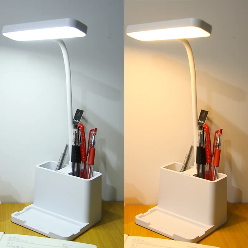 Wholesale Book Foldable Wireless Lampe De Led Cordless Batter Rechargeable Bedside Study Reading Light/Desk Lamp/Table Lamp