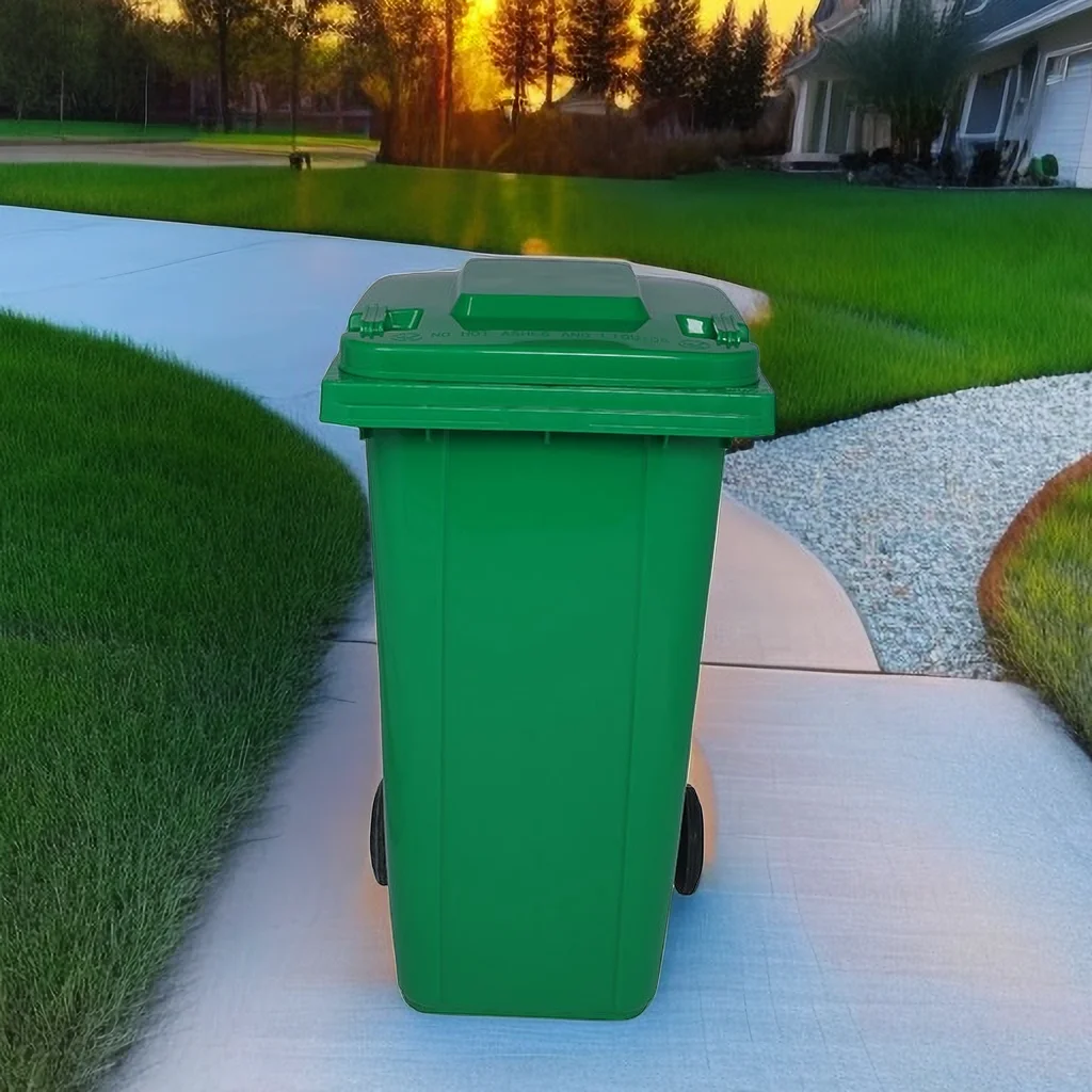 Outdoor Dustbins Indoor Kitchen Recycle Mobile Wheelie 120 Liter Garbage Waste Bins Plastic Dustbins