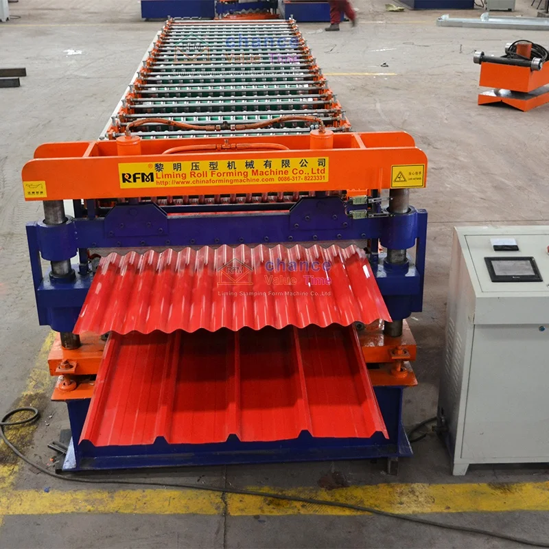 Multifunctional Double Layer Roof Sheet Roll Forming Machine  corrugated Iron Sheet Machine Can satisfy different requirements